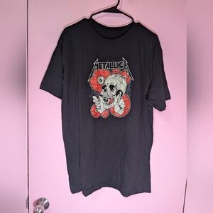 Metallica Skull Graphic Band T-Shirt